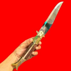 Explore the heritage and craftsmanship of the Original Rampuri Chaku RK-22. A premium Rampuri knife with a 5.5-inch steel blade and 6.5-inch brass handle, perfect for collectors and everyday use.